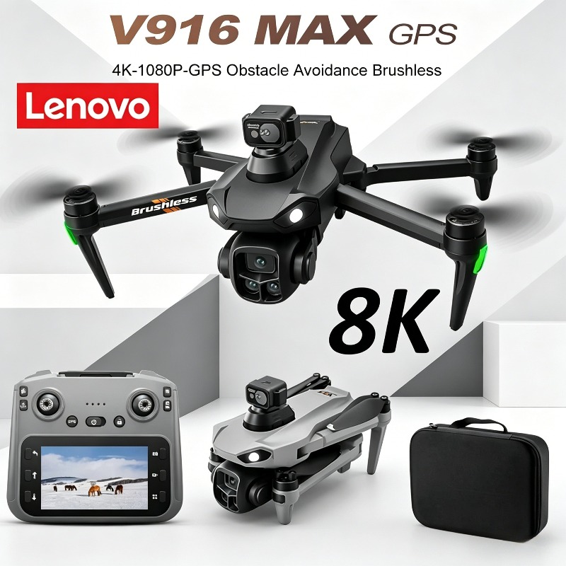Drone Surveying - 레노버 V916MAX 프로페셔널 8K 드론 HD