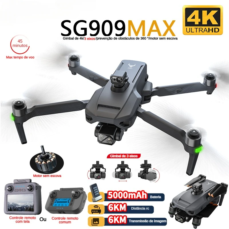 Drone Cinematic - ZLL SG909 SG909MAX 전문 드론 4K