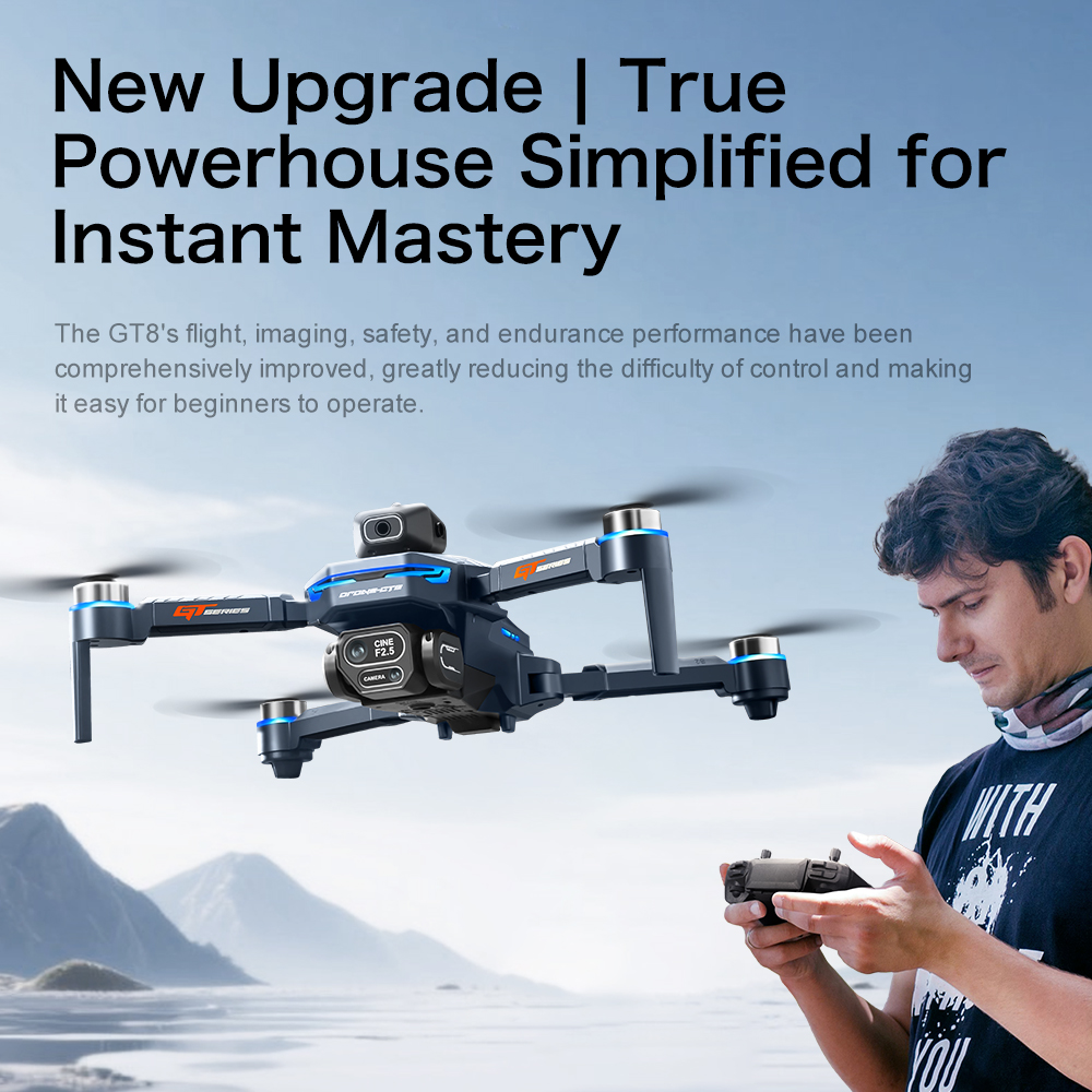 오리지널 GT8 드론 8K 전문가용 듀얼 카메라 GPS - Drone Thermal Imaging 리뷰 및 가격