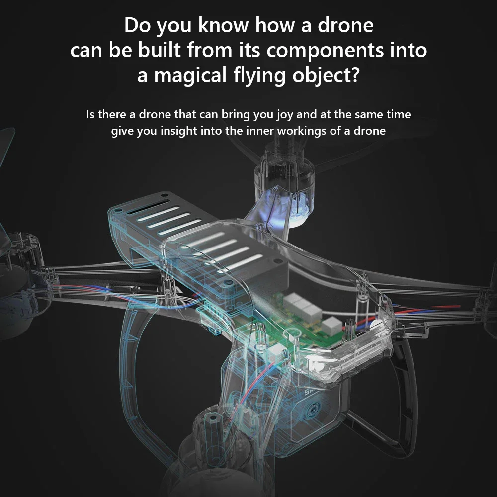 JJRC H108 DIY 교육용 조립 미니 드론 인터랙 - Drone Cinematic 리뷰 및 가격