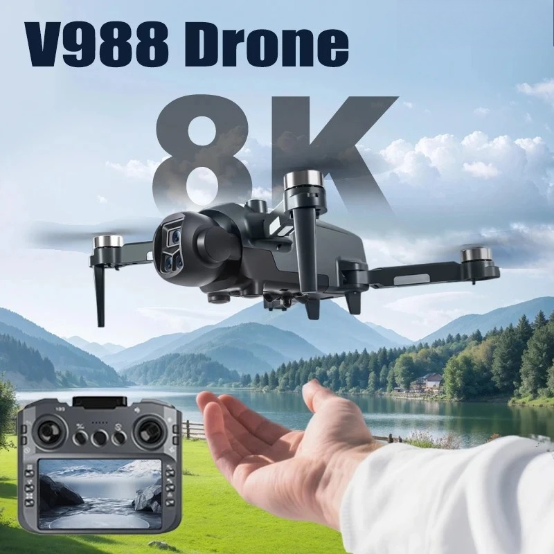 오리지널 V988 드론 8K HD 듀얼 카메라 4K 전 - Drone Surveying 리뷰 및 가격