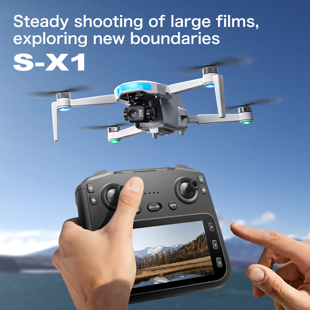 오리지널 S-X1 GPS 드론 8KHD 전문가용 카메라 - Drone Surveying 리뷰 및 가격