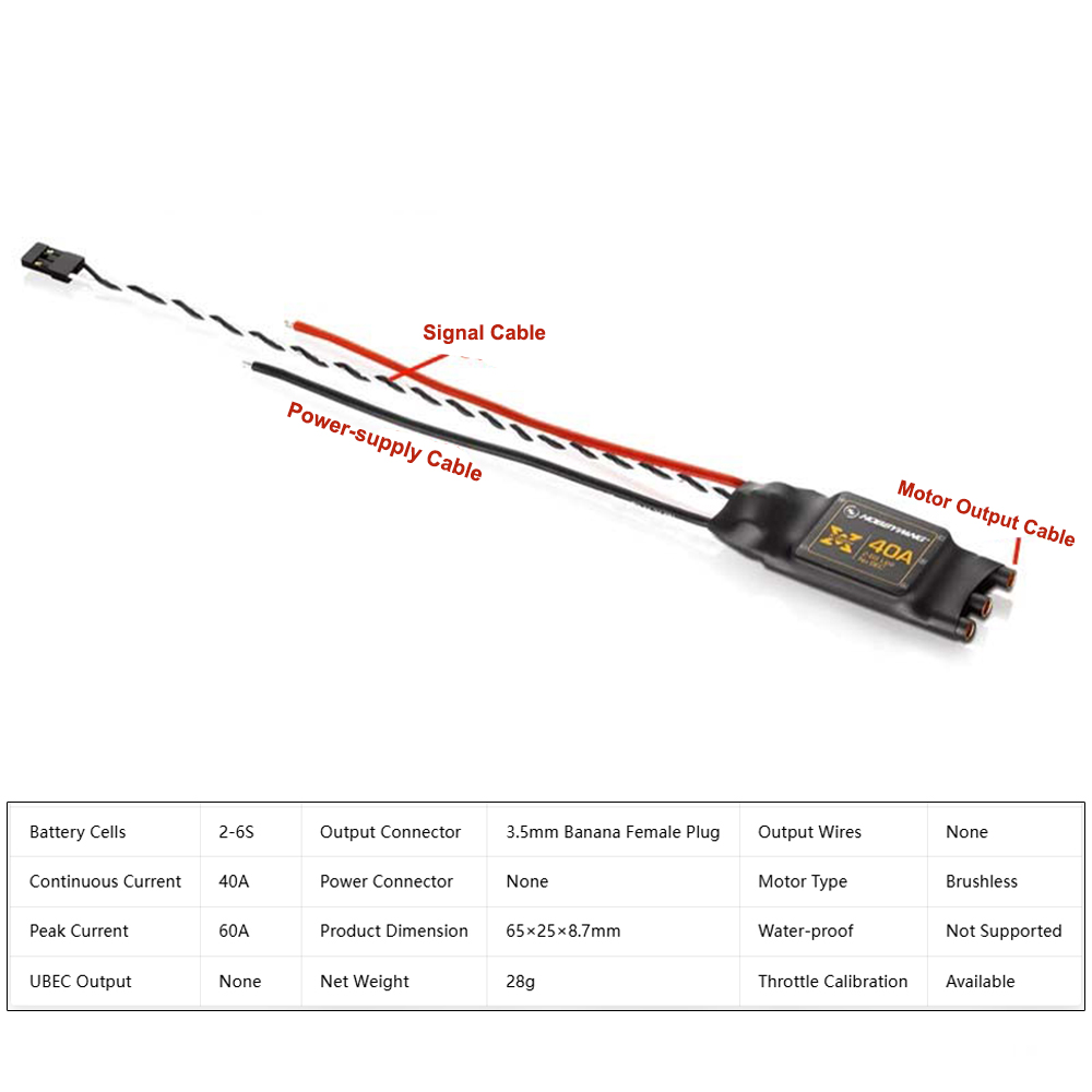 Hobbywing XRotor 40A 브러시리스 ESC - Drone Aerial Photography 리뷰 및 가격